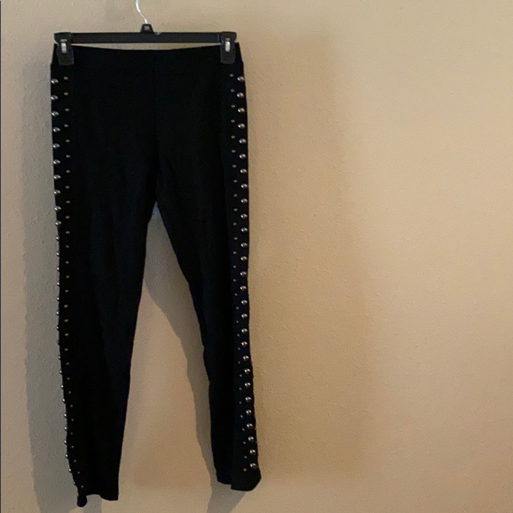 Embellished black pants